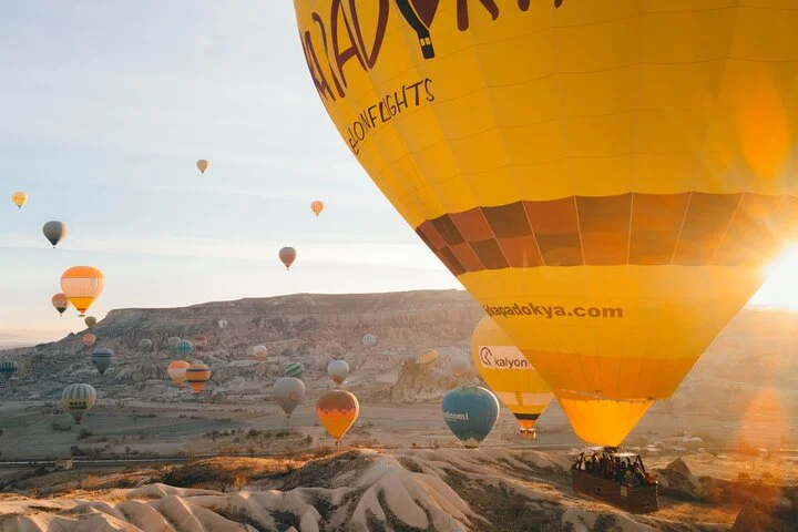 Hot Air Balloon Flight in Cappadocia with Experienced Pilots