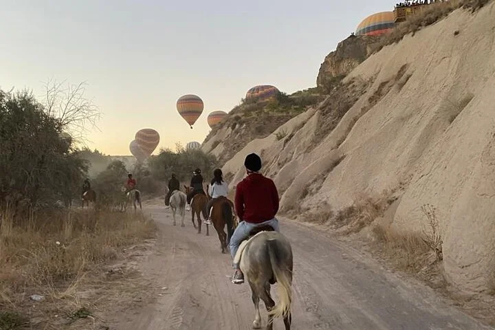 Magical horse ride with balloon in Cappadocia