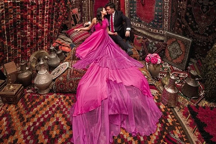 Marriage Proposal and Photoshoot with Balloon View in Cappadocia