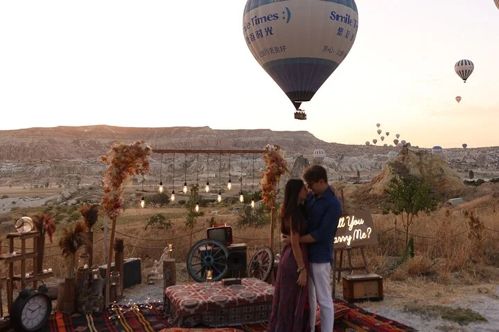 Marry Me Proposal Concept in Göreme