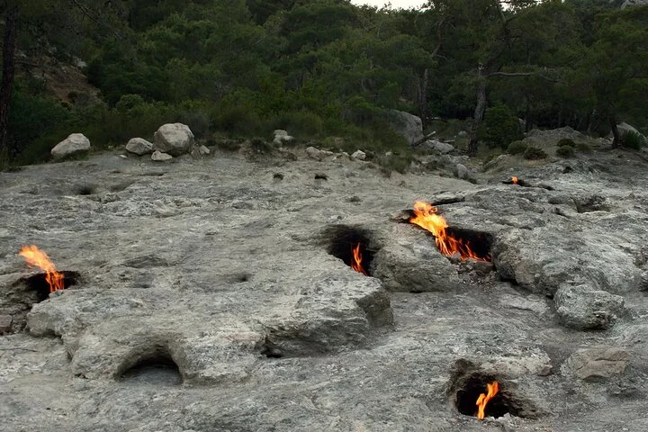 Olympos Chimera Fire Mountain Tour From Kemer