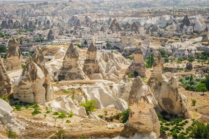Outdoor yoga in Cappadocia