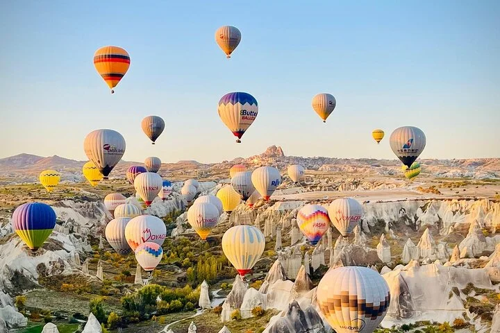 Outdoor yoga in Cappadocia