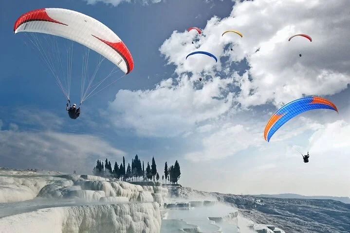 Pamukkale Travertines Special Paragliding