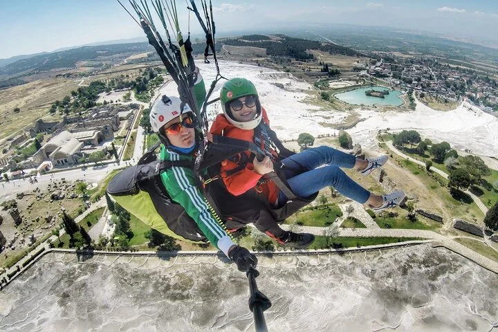 Pamukkale&Hierapolis Small Group tour with Paragliding