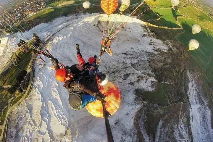 Pamukkale&Hierapolis Small Group tour with Paragliding