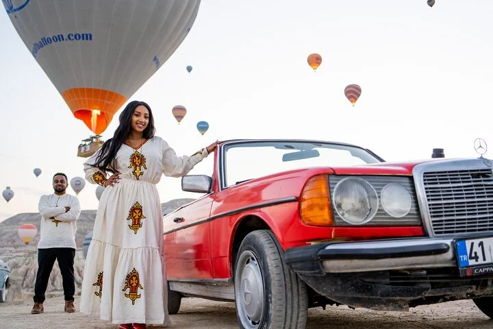 Photoshoot Experience in Cappadocia with Flying Dress