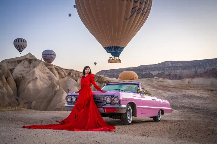 Photoshoot Experience in Cappadocia with Flying Dress