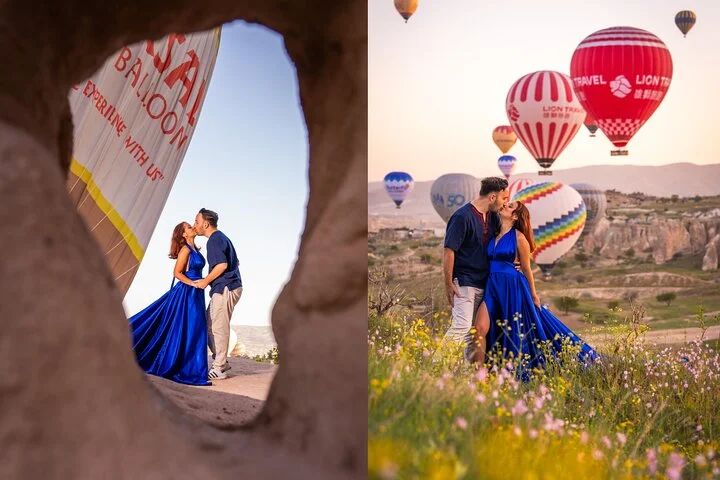 Photoshoot Experience in Cappadocia with Flying Dress