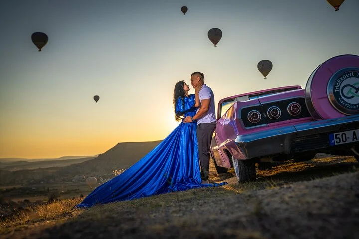 Photoshoot Experience in Cappadocia with Flying Dress