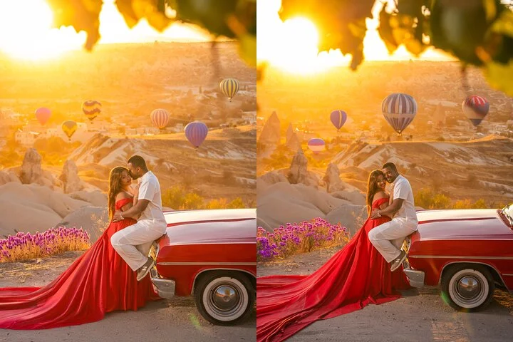 Photoshoot Experience in Cappadocia with Flying Dress