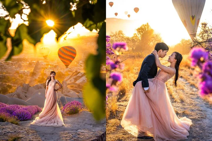 Photoshoot Experience in Cappadocia with Flying Dress