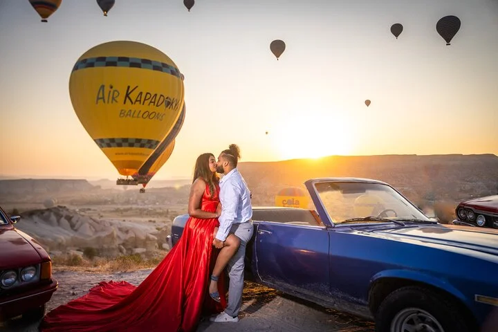 Photoshoot Experience in Cappadocia with Flying Dress