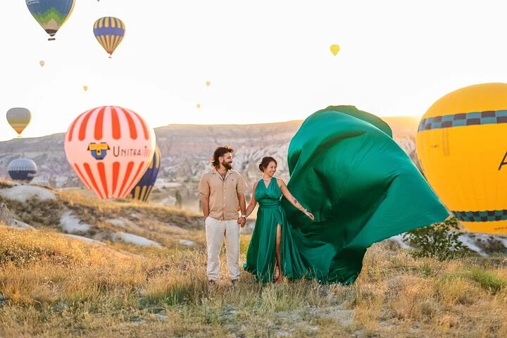 Private Photoshoot with Balloons in Cappadocia