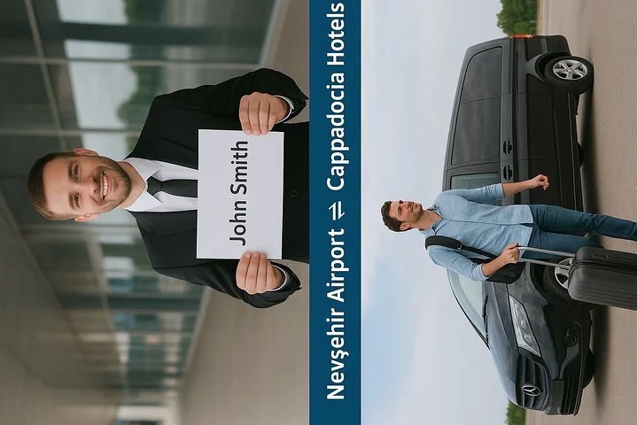 Private transfer from Nevşehir airport (NAV) to any hotel in Cappadocia