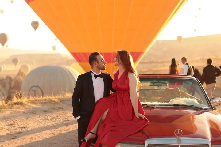 Sunrise Cappadocia Car Tour with Hot Air Balloon Views