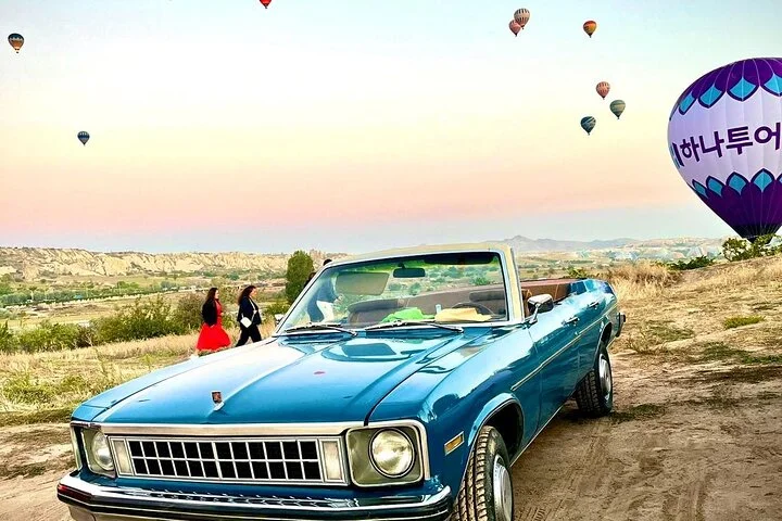 Sunrise Cappadocia Car Tour with Hot Air Balloon Views