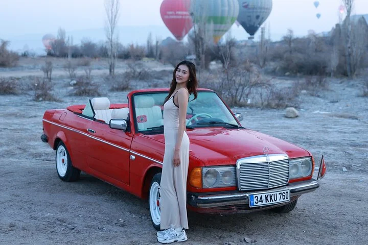 Sunrise Cappadocia Car Tour with Hot Air Balloon Views