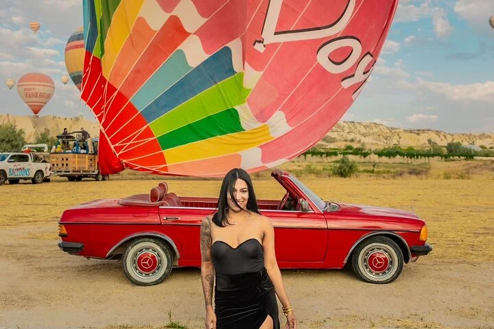 Sunrise Cappadocia Car Tour with Hot Air Balloon Views