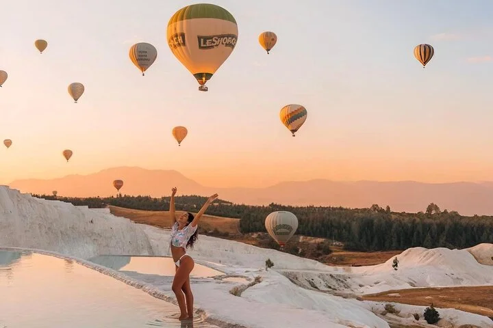 Sunrise Hot Air Balloon Experience Over Pamukkale