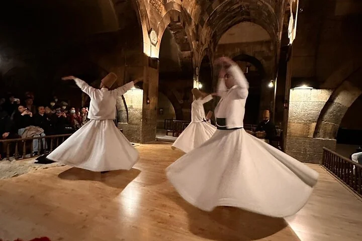 Traditional whirling Dervishes Dance Show in Cappadocia