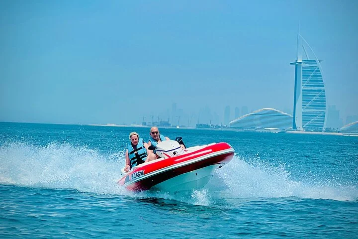 120 MINUTES Dubai Private Self-Drive SeaKart Jet Ski Boat Tour