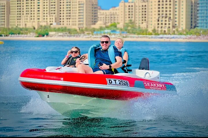 120 MINUTES Dubai Private Self-Drive SeaKart Jet Ski Boat Tour