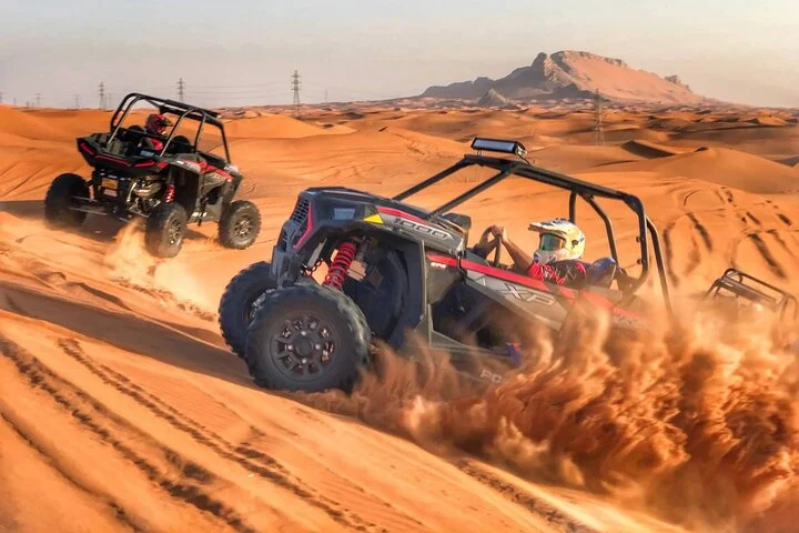 1Hour Red Dunes Desert Buggy Adventure with Camel Ride Experience