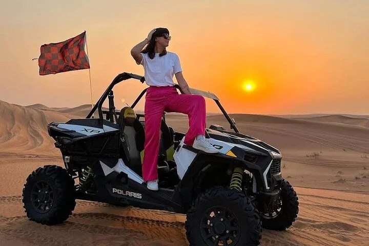 1Hour Red Dunes Desert Buggy Adventure with Camel Ride Experience