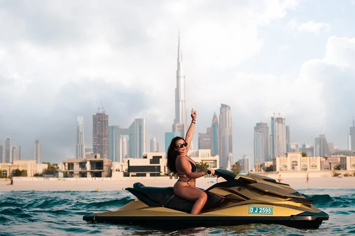 24 Karat Gold Jet Ski Adventure with Burj Khalifa View