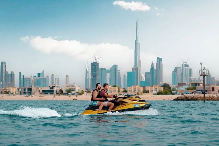 24 Karat Gold Jet Ski Adventure with Burj Khalifa View