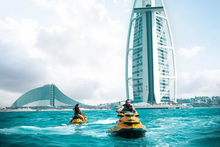 24 Karat Gold Jet Ski Adventure with Burj Khalifa View
