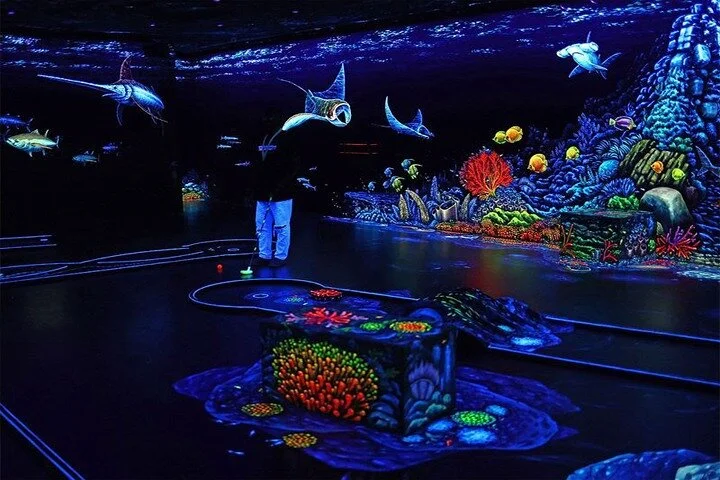 3d Blacklight Minigolf Ticket - Jbr / Marina Dubai
