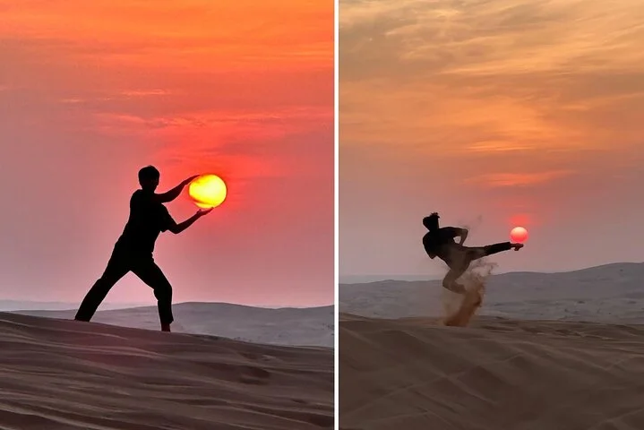 4 Hour Morning/Evening Desert Safari - Camel Ride & Sand Boarding