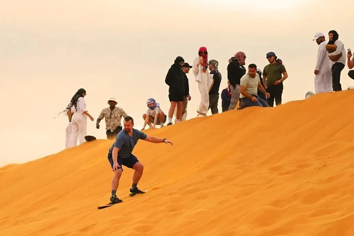 4 Hour Morning/Evening Desert Safari - Camel Ride & Sand Boarding