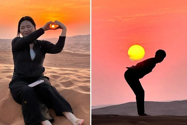 4 Hour Morning/Evening Desert Safari - Camel Ride & Sand Boarding