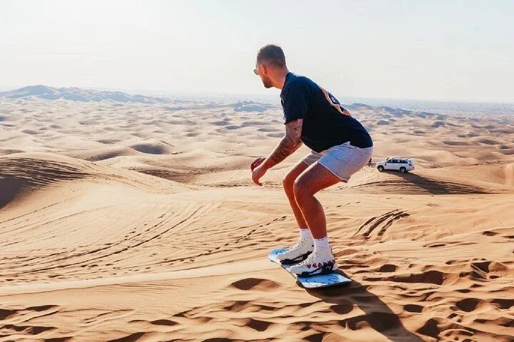 4 Hour Morning/Evening Desert Safari - Camel Ride & Sand Boarding