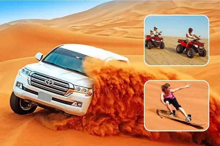 4 Hour Morning/Evening Desert Safari - Camel Ride & Sand Boarding
