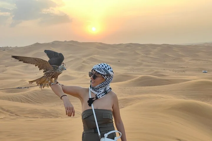 4 Hours Evening Desert Safari Camel Ride Sand Boarding