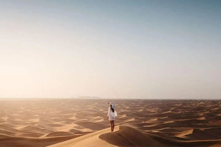 4 Hours Evening Desert Safari Camel Ride Sand Boarding