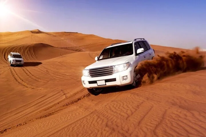 4x4 Red Dune Dubai Desert Safari, Dune Bash, Camel Ride & BBQ