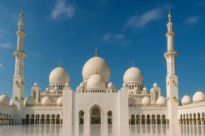Abu Dhabi Full Day Private Tour with Grand Mosque & Palace Visit