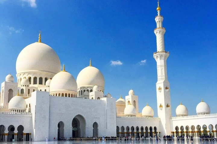 Abu Dhabi Grand Mosque, Emirates Palace & Marina Mall