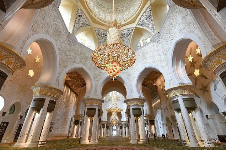 Abu Dhabi Sheikh Zayed Grand Mosque Tour with Hotel Transfer