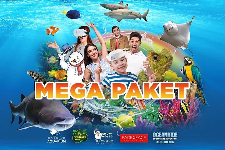 Antalya: Aquarium, Wax Museum & Combo Package Options