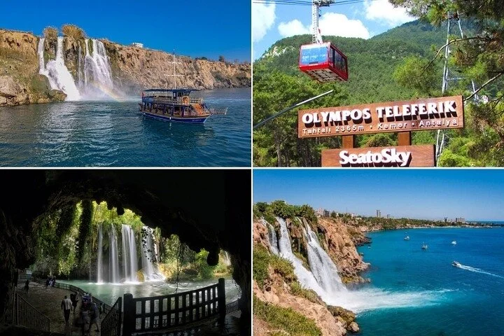Antalya /Belek : Guided City Tour w/Cable Car & Waterfalls & Boat