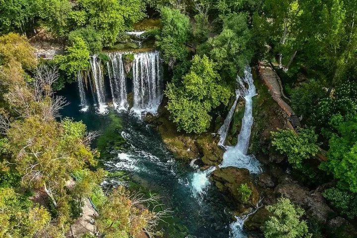 Antalya City Tour : Boat Trip , Waterfalls , Old Town & Lunch inc