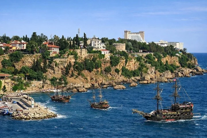 Antalya City Tour : Boat Trip , Waterfalls , Old Town & Lunch inc