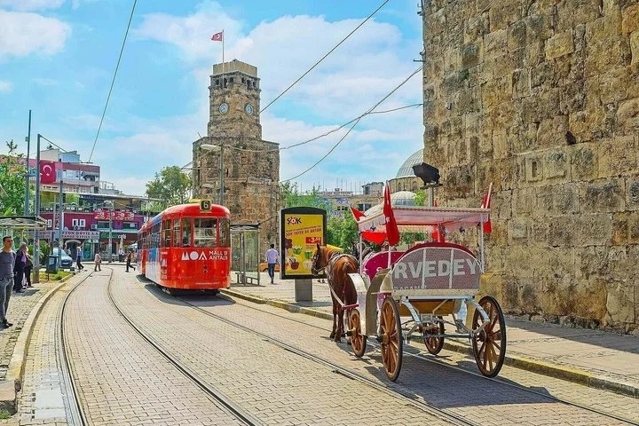 Antalya City Tour : Boat Trip , Waterfalls , Old Town & Lunch inc