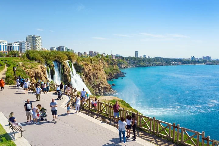 Antalya: City Tour with Boat Trip, Old Town & Waterfalls